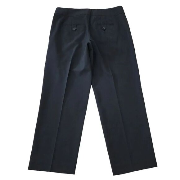 White House Black Market Legacy Stretch Crop Length Capri Trousers in Black 2R - Picture 4 of 8